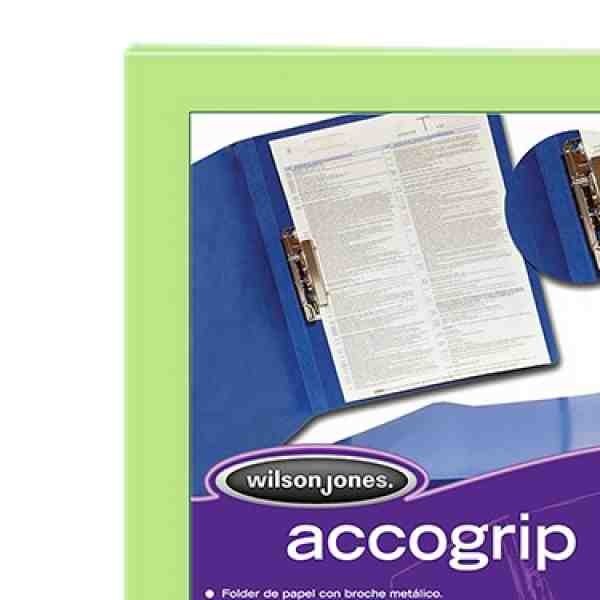 FOLDER CPALANCA CTA. VERDE CL. ACCOGRIP P-0966 E.4 C.36